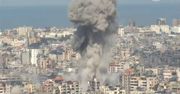 Bomby spadły na Bejrut. Widać kłęby dymu nad miastem