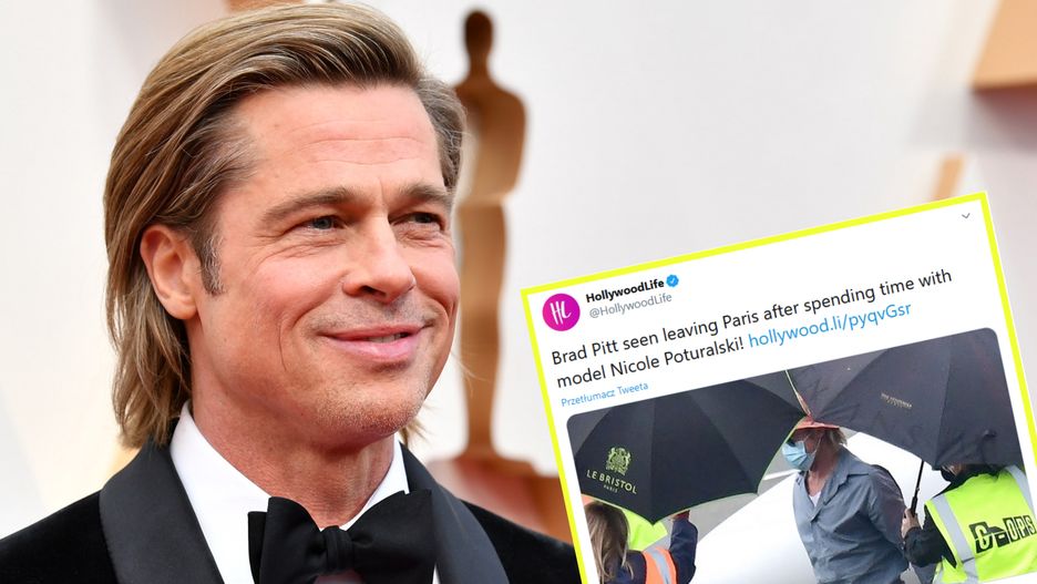 Brad Pitt był widziany na lotnisku w Paryżu. Zdradził go jeden szczegół