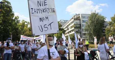 Protest medyków w Warszawie. Zamknięte ulice w centrum. Lista utrudnień