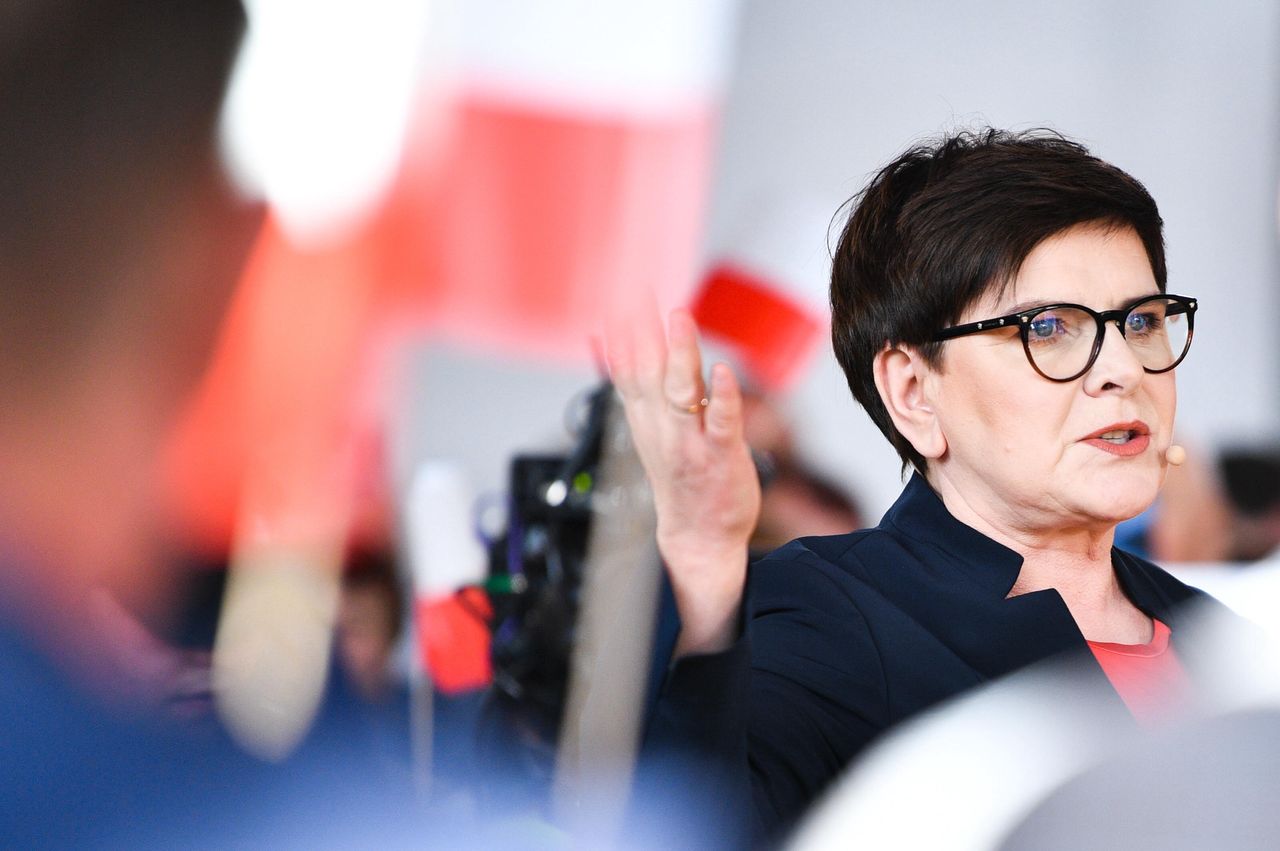 Beata Szydło, była premier, obecnie europarlamentarzystka 