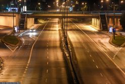 Warszawa po nawałnicy. Uszkodzenia Trasy Łazienkowskiej