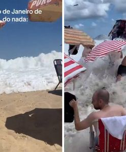 Gigantyczna fala zmiotła plażowiczów. Wideo z Rio de Janeiro niosą się po sieci