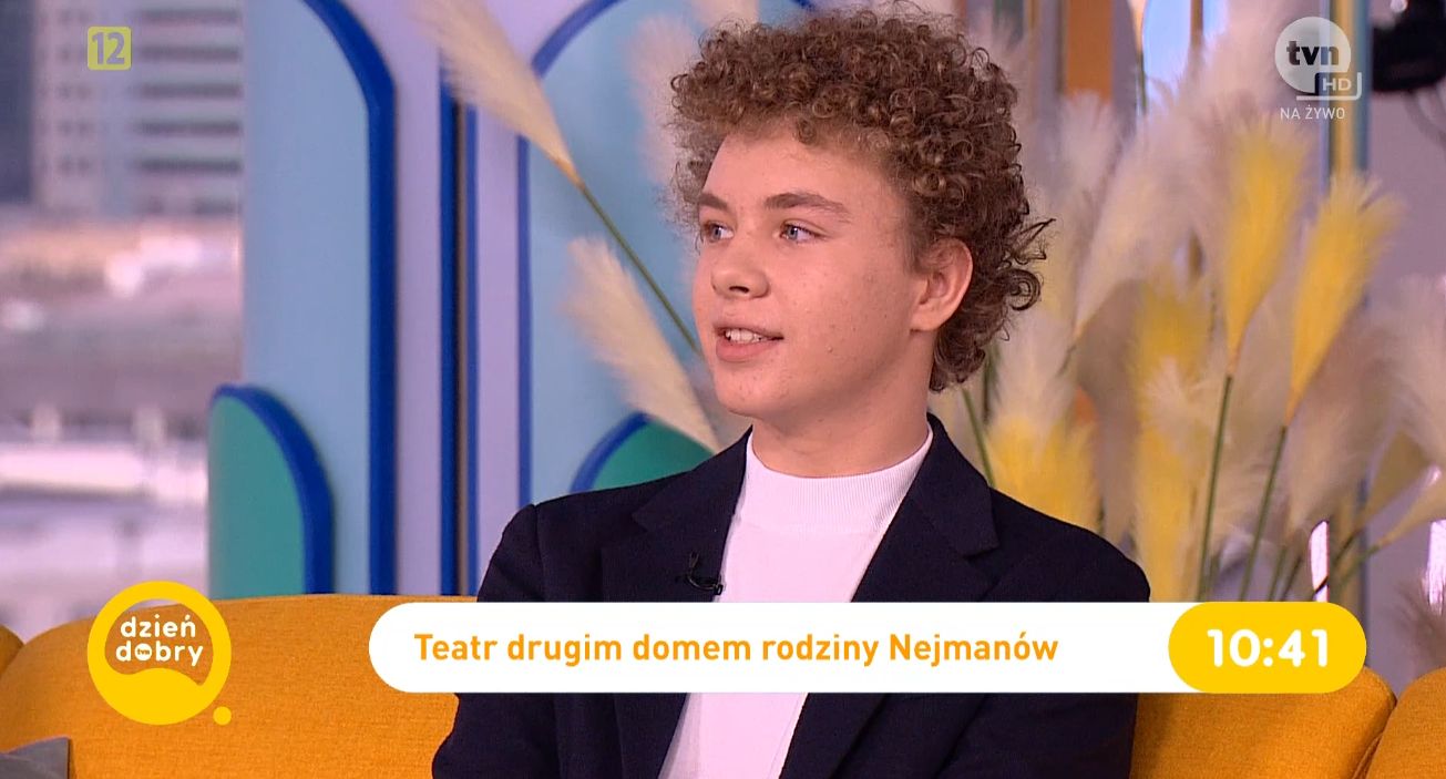 Andrzej Nejman z synem w "DDTVN"