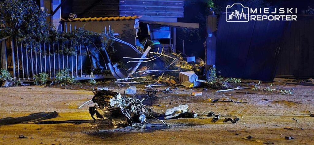 fot. Informacje na Gorąco Powiat Piaseczyński. Poważny wypadek pod Warszawą