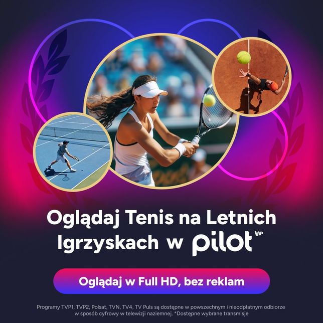 Oglądaj Tenis na Letnich Igrzyskach w Pilocie WP!