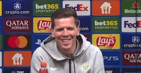 Wojciech Szczęsny rozbawił na konferencji prasowej