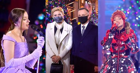 Natchniona Viki Gabor, Cleo i inne gwiazdy kolędują wraz Andrzejem Dudą i jego małżonką na koncercie dla TVP (ZDJĘCIA)