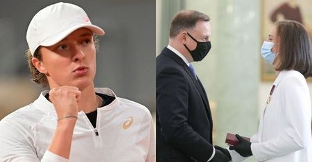 Iga Świątek NA KWARANTANNIE! Tenisistka miała kontakt z Andrzejem Dudą