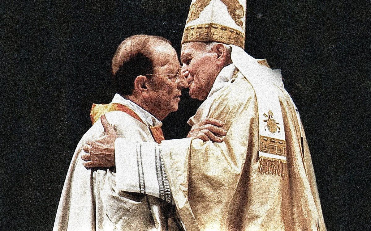 Marcial Maciel Degollado with John Paul II