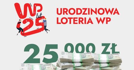 Wygraj 25 tysięcy złotych! Urodzinowa loteria WP na 25-lecie