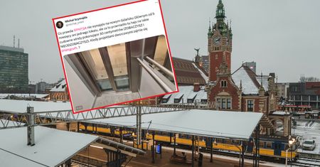 Absurd na stacji w Gdańsku. Nagranie krąży w sieci