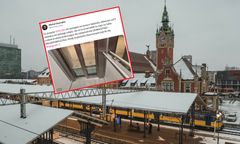 Absurd na stacji w Gdańsku. Nagranie krąży w sieci