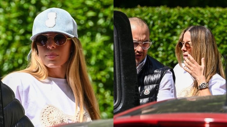 Ewa Chodakowska spaceruje z mężem, psem i Rolexem na nadgarstku