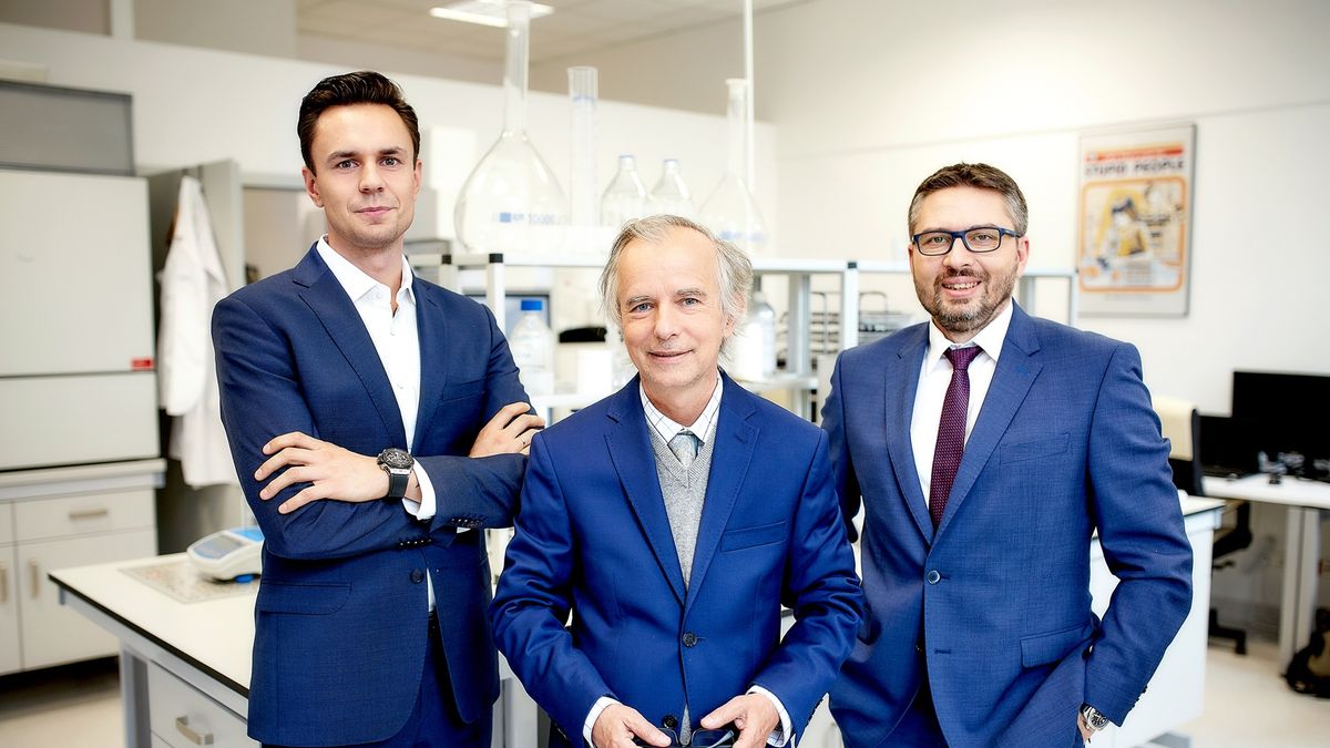 Od lewej Konrad Krajewski, Jan Meler i Paweł Biernat