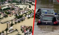 Mediolan pod wodą: zalane domy i ulice