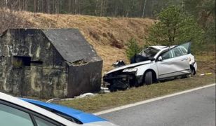 Tragiczny wypadek pod Piłą. Uderzyli w bunkier