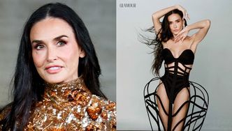 62-letnia Demi Moore pręży ZJAWISKOWĄ SYLWETKĘ na okładce. Ikona?