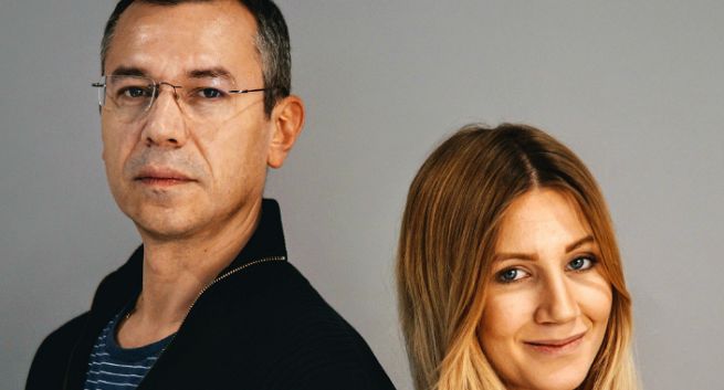 Jan Kałasznikow i Katarzyna Ratajczak w agencji V&amp;P