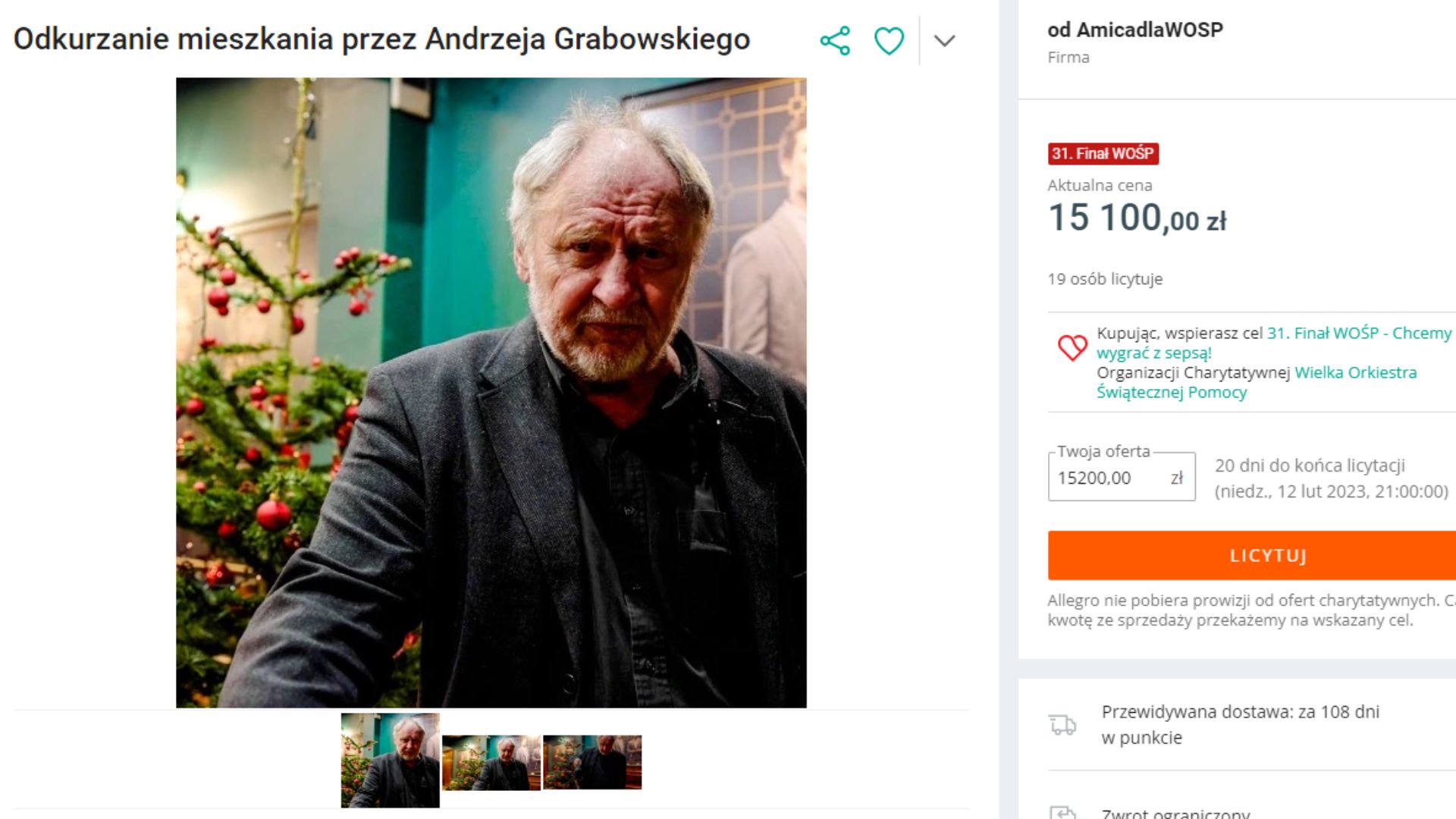 Sprzątanie mieszkania przez Andrzeja Grabowskiego