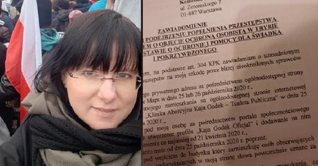 Kaja Godek zawiadomiła policję. Zobacz, co ujawnił Warszawski Strajk Kobiet