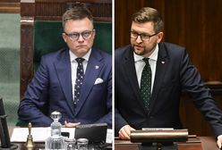 "Wstyd mi za pana". Hołownia przerywał posłowi PiS