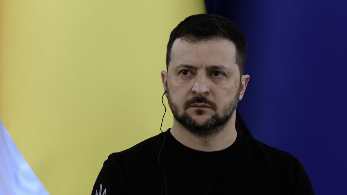 Prezydent Ukrainy y Wołodymyr Zełenski 