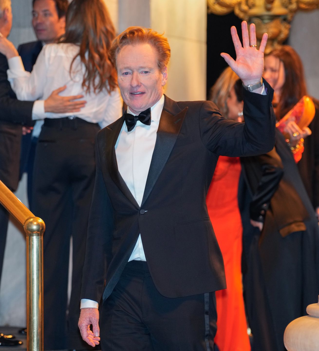 NEW YORK, NY - FEBRUARY 17: Conan O'Brien is seen at the afterparty for SNL50 on February 17, 2025 in New York City.  (Photo by XNY/Star Max/GC Images)