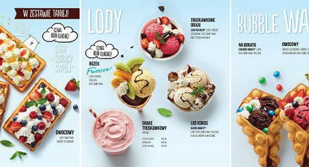 Lody, gofry i wafle Furore! z identyfikacją wizualną od San Markos