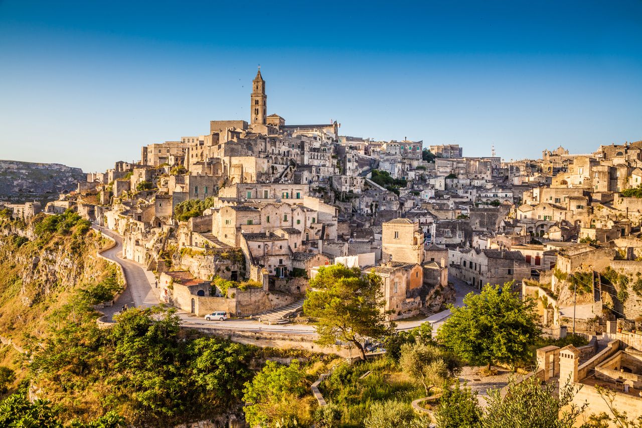 Matera is a charming Italian town