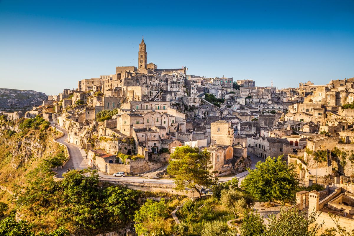 Matera to urokliwe włoskie miasto 