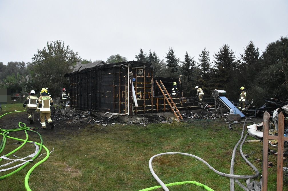 Terespol: Tragiczny pożar domu. Nie żyją dwie osoby