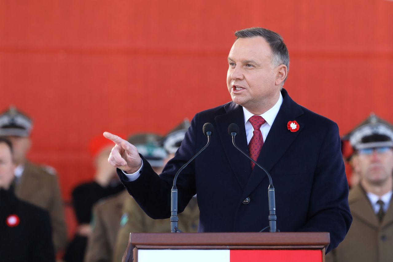 Andrzej Duda przemówił podczas obchodów nowego święta państwowego