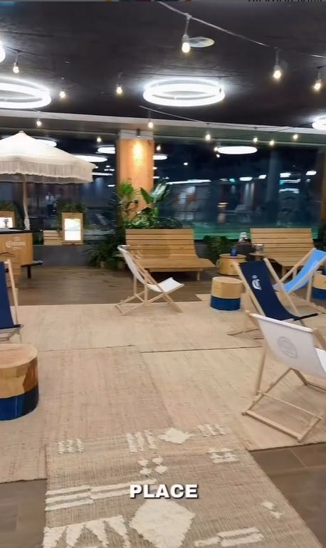 Strefa chillu i minibar w wiosce olimpijskiej