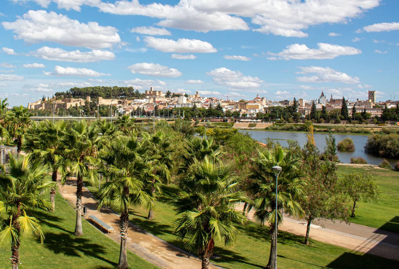 The Extremadura region includes, among others, the city of Badajoz.