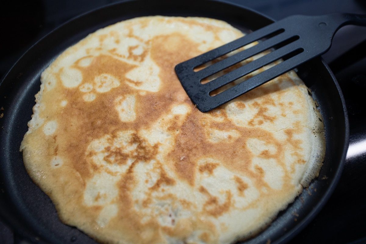 My grandma adds this one ingredient to pancakes. They turn out delicate and very fluffy.