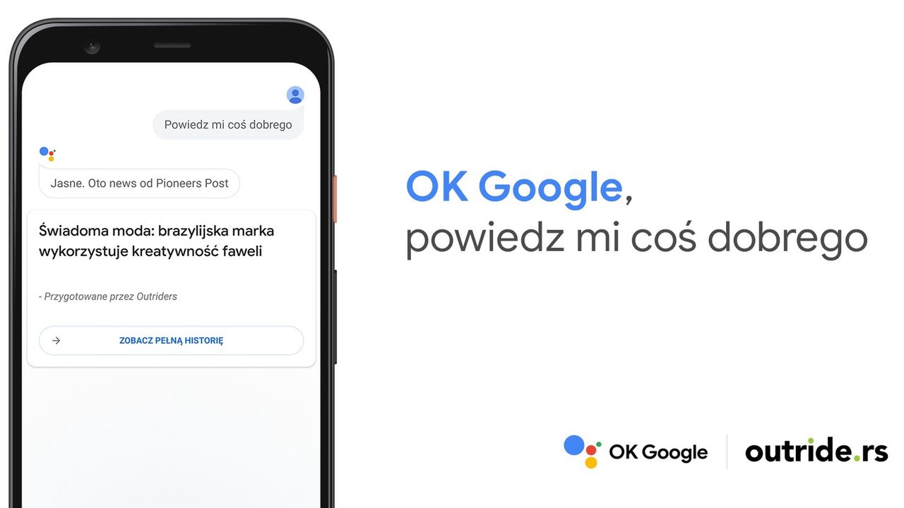 OK Google, powiedz mi coś dobrego. Dawka pozytywnych wiadomości już dostępna