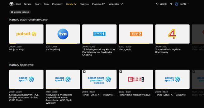 Nowy interfejs z kanałami linearnymi