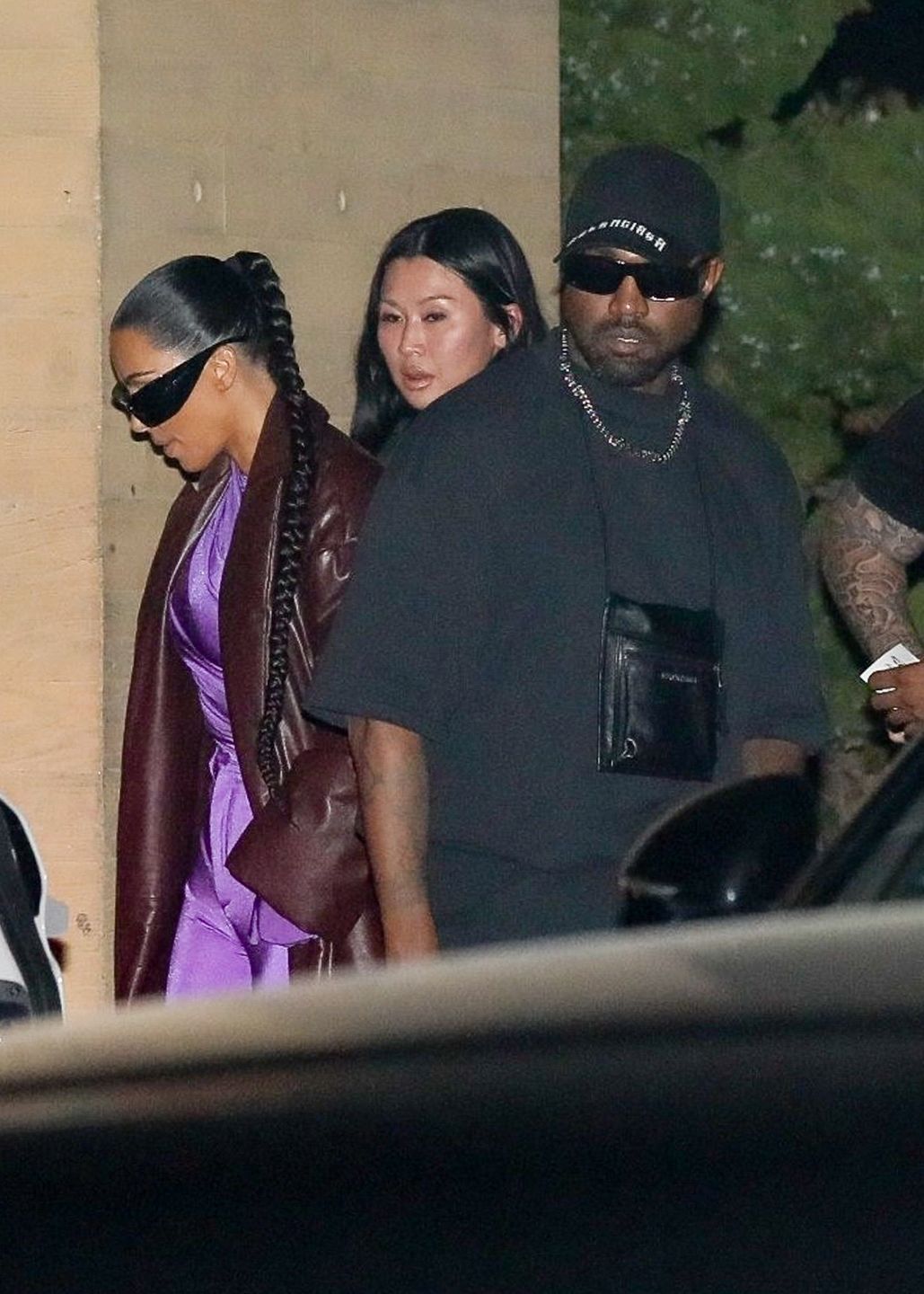 Kim Kardashian na kolacji z Kanye Westem