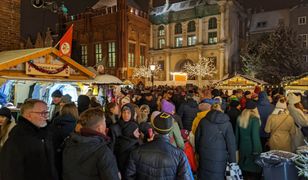 Tłumy na jarmarku świątecznym w Gdańsku. "Nigdy czegoś takiego nie widziałam"