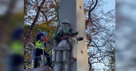 Sowiecki pomnik "wylądował na śmietniku historii". Polska usuwa pozostałości po Armii Czerwonej