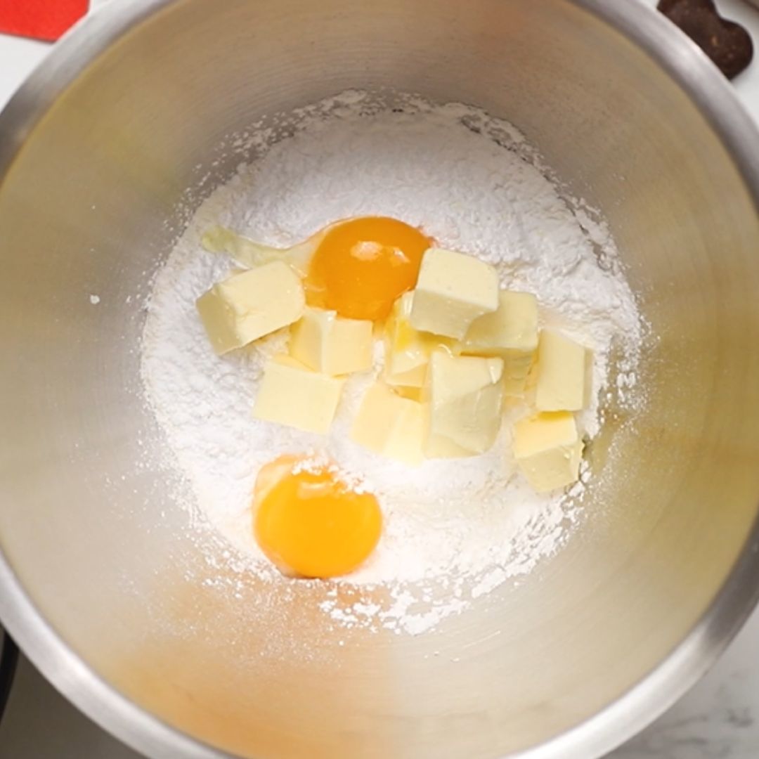 I start by preparing the perfect dough.