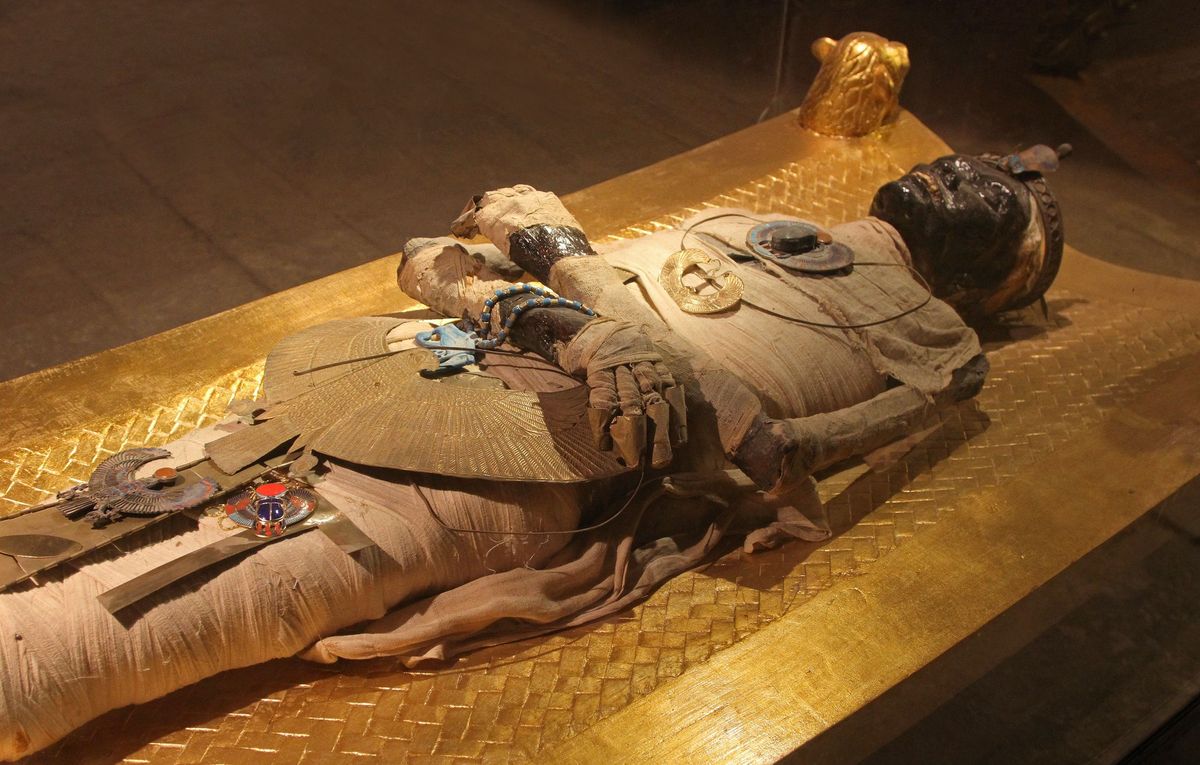 Mumia egipska, zdjęcie ilustracyjne