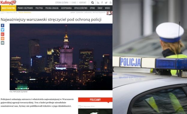 Kulisy 24: Warszawska policja ochrania stręczyciela gejowskiej agencji towarzyskiej!