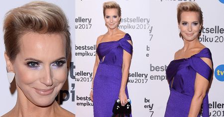 Elegancka Paulina Smaszcz-Kurzajewska z torebką-potworem