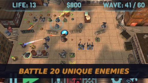 Futurystyczny tower defense - Four Days: World Defense 1