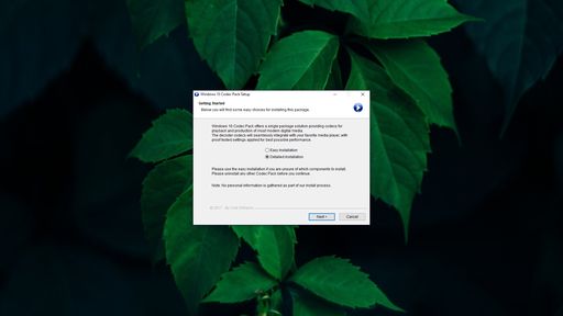 Windows 10 Codec Pack