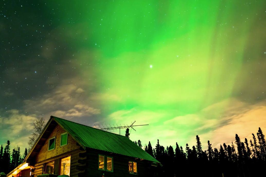 Zorza polarna sfotografowana na Alasce oraz w Polsce 1