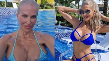 Aneta Glam wyleguje się przy basenie w Miami, pozując w bikini