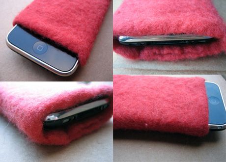 Wełniany ochraniacz na iPhone’a 1