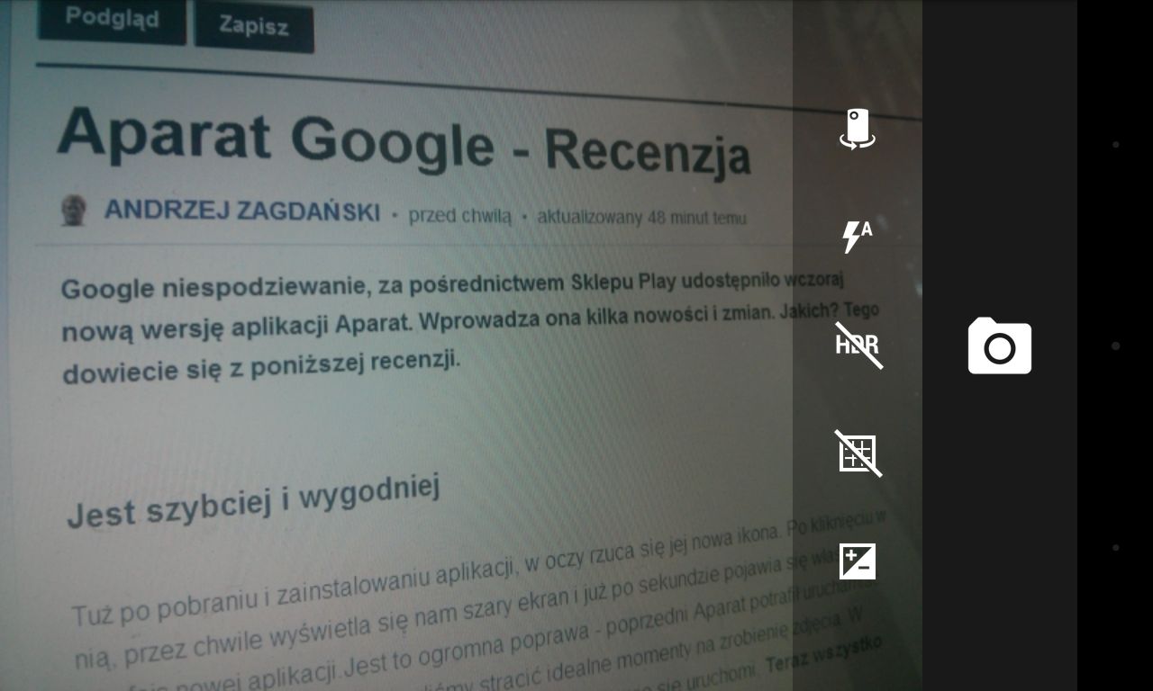 Aparat Google - recenzja 7